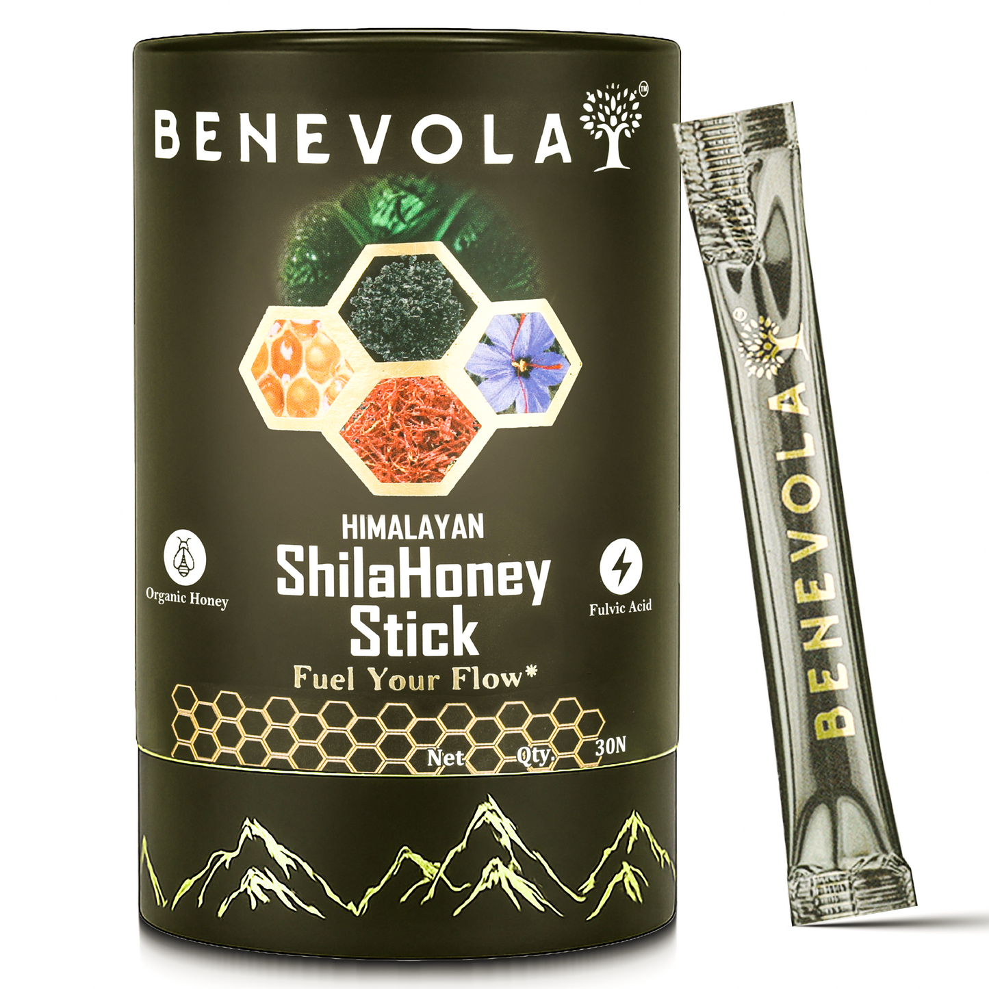 Pure Himalayan Shilajit Honey Stick