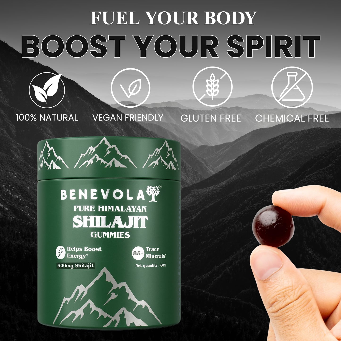 Pure Himalayan Shilajit Gummies - 400mg