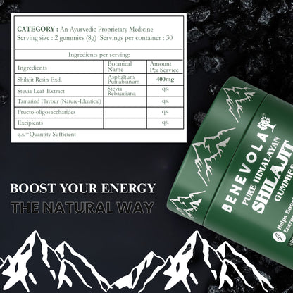 Pure Himalayan Shilajit Gummies - 400mg