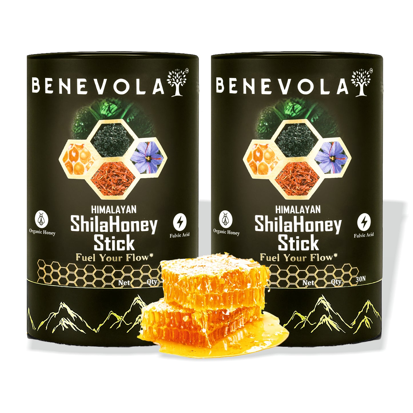 Pure ShilaHoney Vitality Sticks | Pack of 2