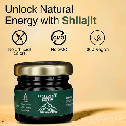 Pure Himalayan Shilajit Resin 30g