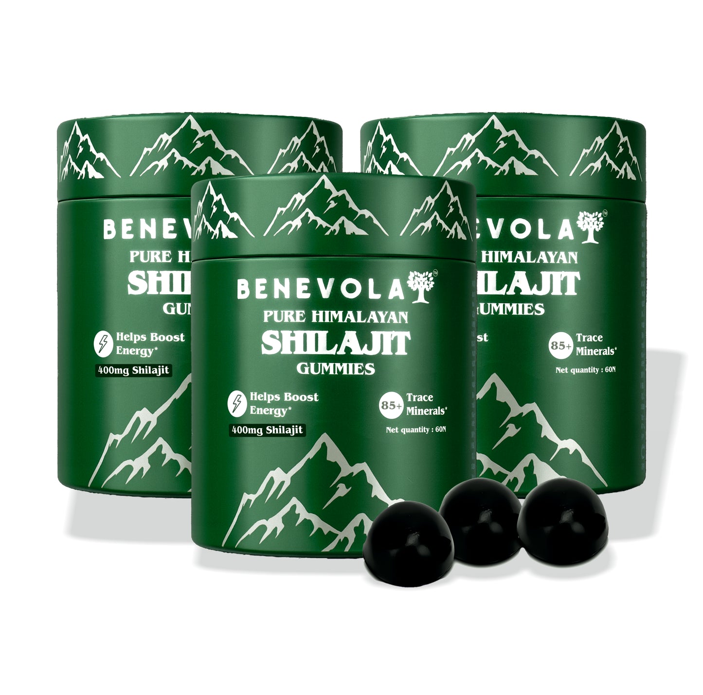 Shilajit Vitality Gummies Trio Pack