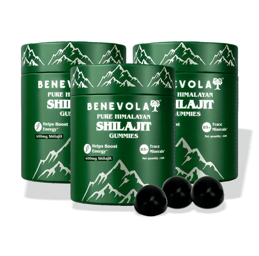 Shilajit Vitality Gummies Trio Pack