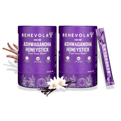 Premium KSM-66® Ashwagandha Honey Sticks | Pack of 2