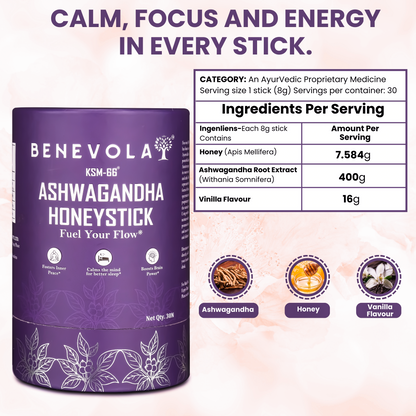 KSM-66® Ashwagandha Honey Stick