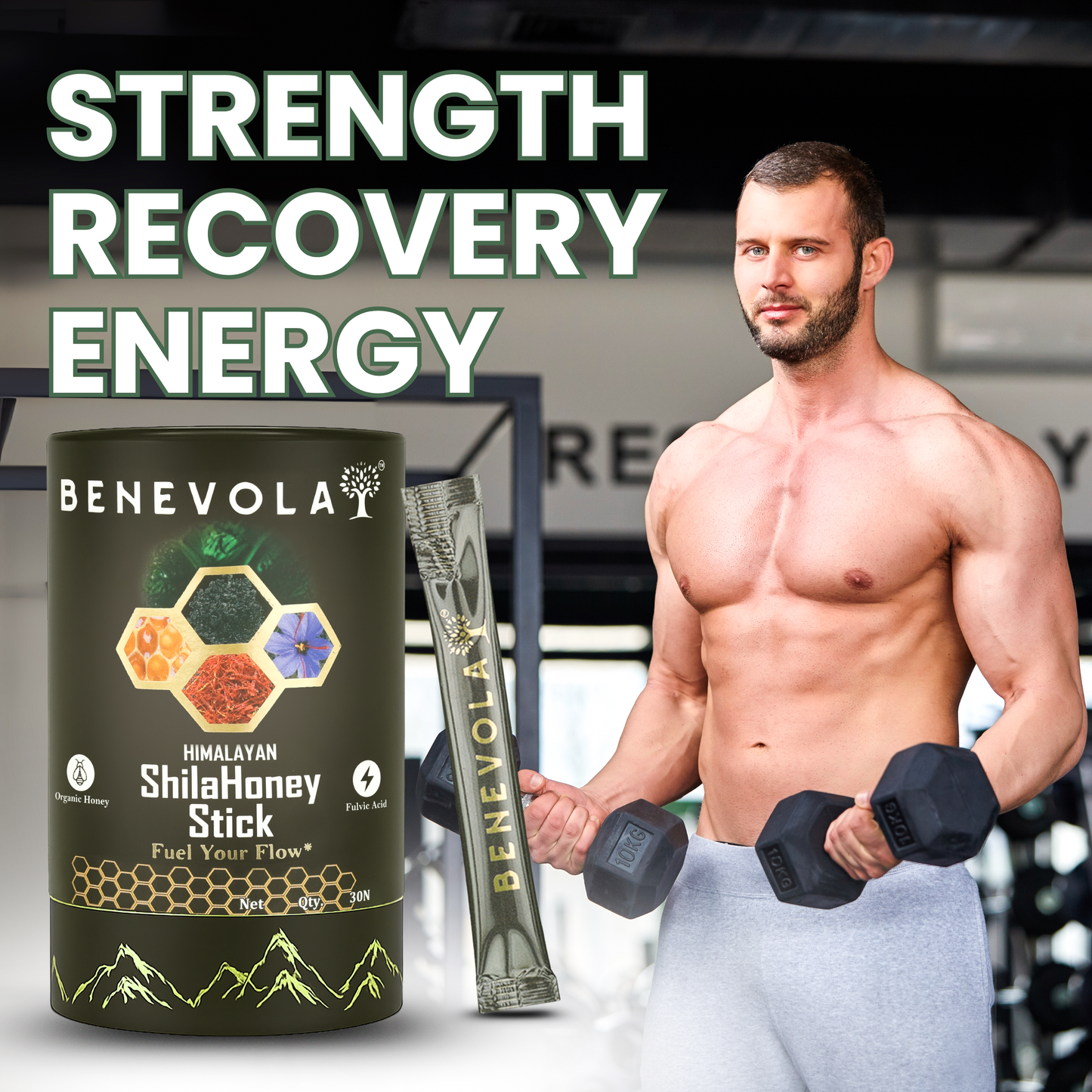 Pure Himalayan Shilajit Honey Stick