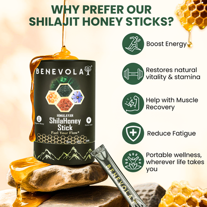 Pure Himalayan Shilajit Honey Stick