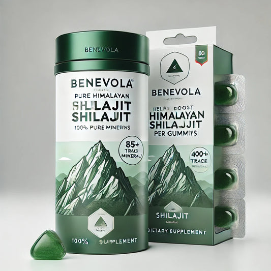 Benevola Pure Himalayan Shilajit Gummies – Natural Energy & Vitality Booster
