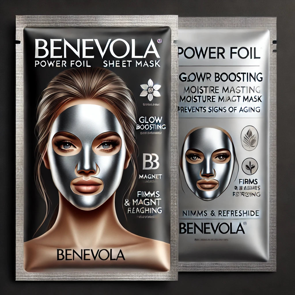 Benevola Power Foil D-Tan Face Sheet Mask – Glow & Hydration Boost